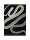 Brink & Campman Décor Flow Caviar Lucrat manual Covor Rectangular Din lână Negru