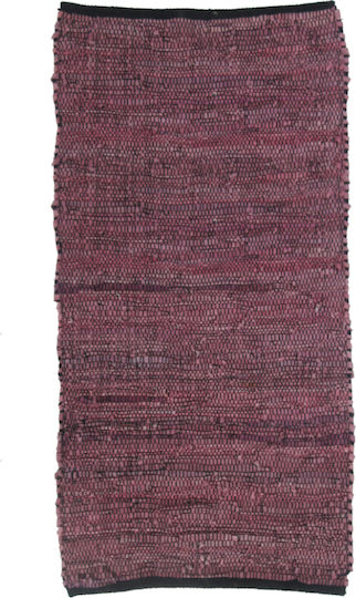 InTheBox Plum Χαλί Διάδρομος Καλοκαιρινό Δερμάτινο Μωβ 70x150cm