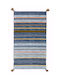 Koulis Carpets Mykonos Χαλί Ορθογώνιο Καλοκαιρινό Βαμβακερό Πολύχρωμο 120x180cm