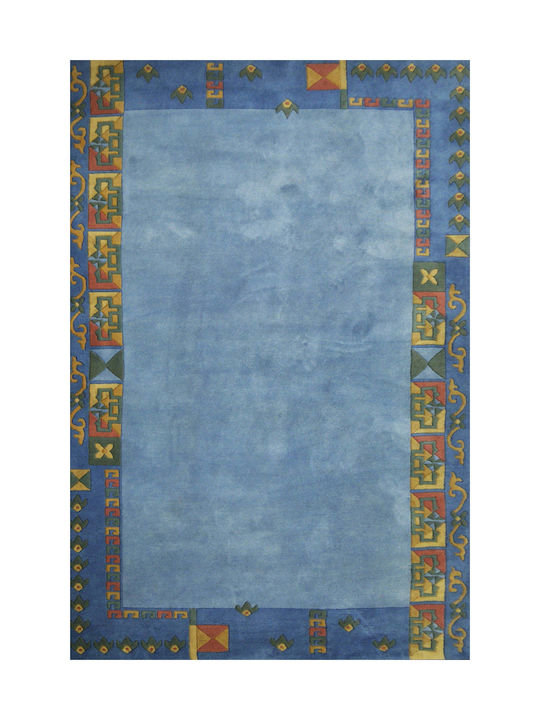 Sprintzio Nepal Tib Χειροποίητο Χαλί Ορθογώνιο Blue 239x179cm