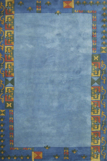 Sprintzio Nepal Tib Χειροποίητο Χαλί Ορθογώνιο Blue 239x179cm
