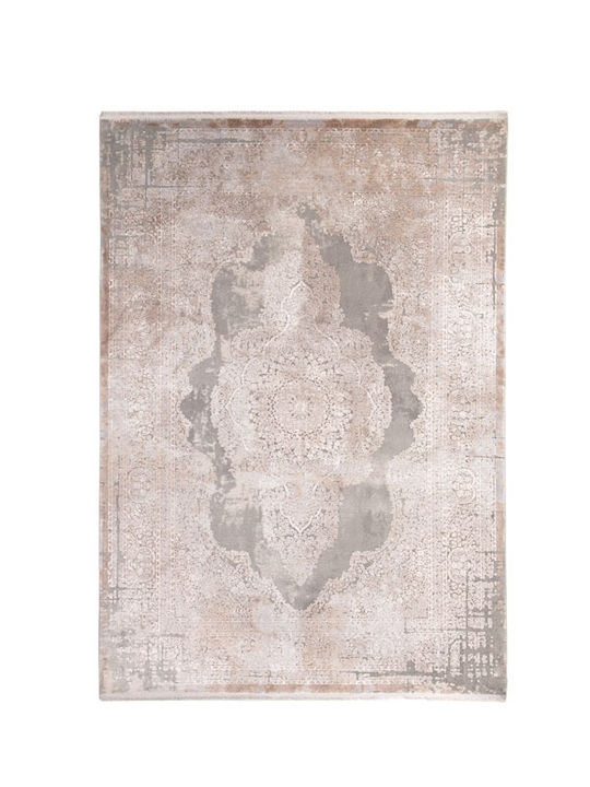 Royal Carpet Silk 5988d Χαλί Ορθογώνιο Μεταξένιο L.Grey D.Beige 100x160cm