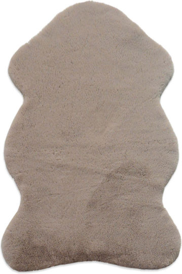 Newplan Puffy Fc5 Αντιολισθητικό Γούνινο 100x160cm Taupe