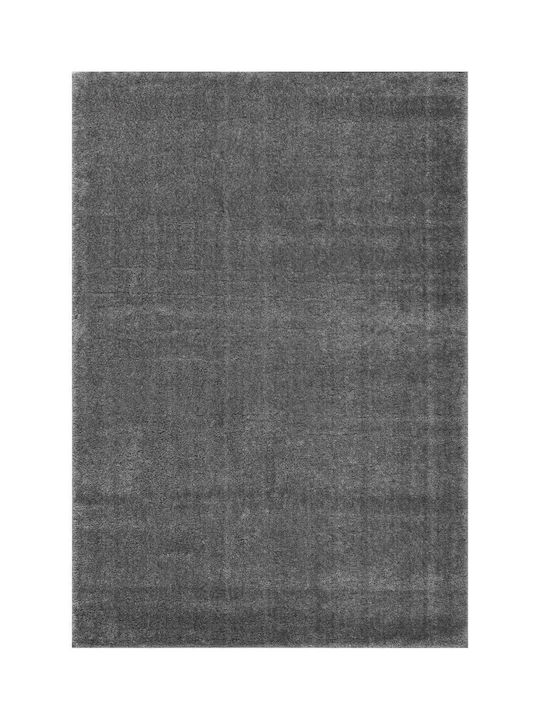 Madi Fuzzio Teppich Rund Zottelig Synthetisch,Polyester/Cotton/Leather Grey