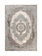 Tzikas Carpets Elements 33116- Teppich Rechteckig Synthetisch,Polyester/Cotton/Leather Beige-Brown-Brown-Grey-Gold