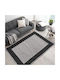 Beauty Home Noir 9436 Rug Rectangular with Fringes Black