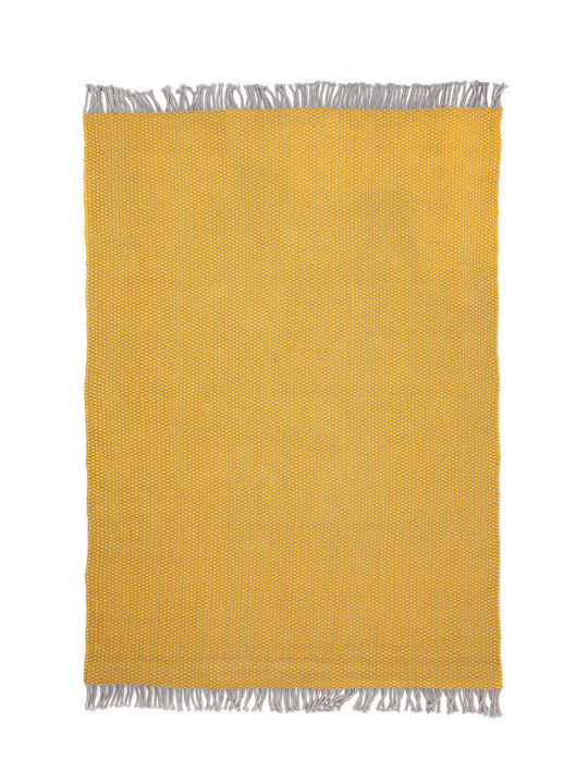 Royal Carpet Duppis Χαλί Εξωτερικού Χώρου Ορθογώνιο με Κρόσια OD3 Grey Yellow 70x140cm