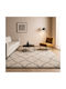 Saray Home Moroccan Teppich Rechteckig Zottelig Synthetisch,Polyester/Cotton/Leather Beige / Grey