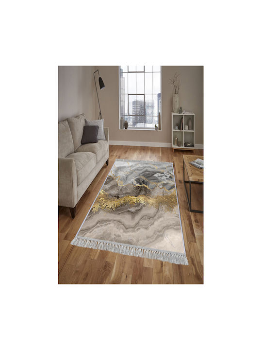 Conceptum Hypnose Conceptum Hypnose Covor Rectangular cu franjuri Maro Bej