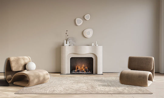 Newplan Bomonti 3430 Teppich Rechteckig Synthetisch,Polyester/Cotton/Leather Grey Beige