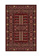 Newplan Persia 315 Teppich Rechteckig Synthetisch,Polyester/Cotton/Leather mit Fransen Burgundy
