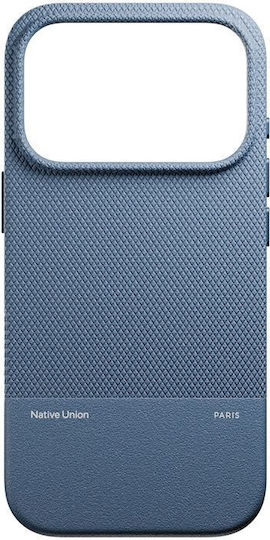 Native Union Back Cover Δερμάτινο Navy Μπλε (iPhone 17 Pro)