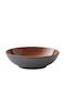 Bitz Plate Pasta Ceramic Black with Diameter 20cm