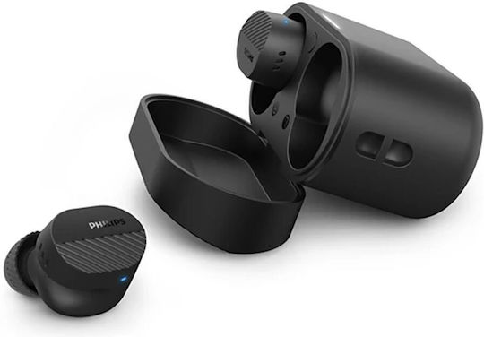 Philips 5000 Series In-ear Bluetooth Handsfree Ακουστικά με Αντοχή στον Ιδρώτα και Θήκη Φόρτισης Μαύρα