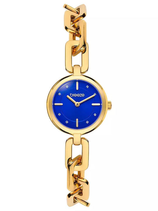 Breeze Women's Watch with Gold Metal Bracelet