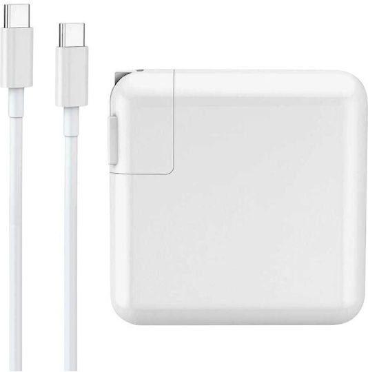 USB-C Φορτιστής Laptop 67W για Apple με Αποσπώμενο Καλώδιο Τροφοδοσίας