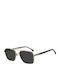 Boss Boss Men's Sunglasses with Gold Metal Frame and Gray Lens