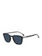 Boss Men's Sunglasses with Black Plastic Frame and Blue Lens BOSS 1845/S 807/KU
