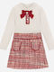 Παιδικό Φόρεμα Ivory, Red