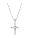 Senza Women's Cross from Silver with Chain