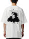 Oversized T-shirt Cure Robert Smith Rock Avenue White