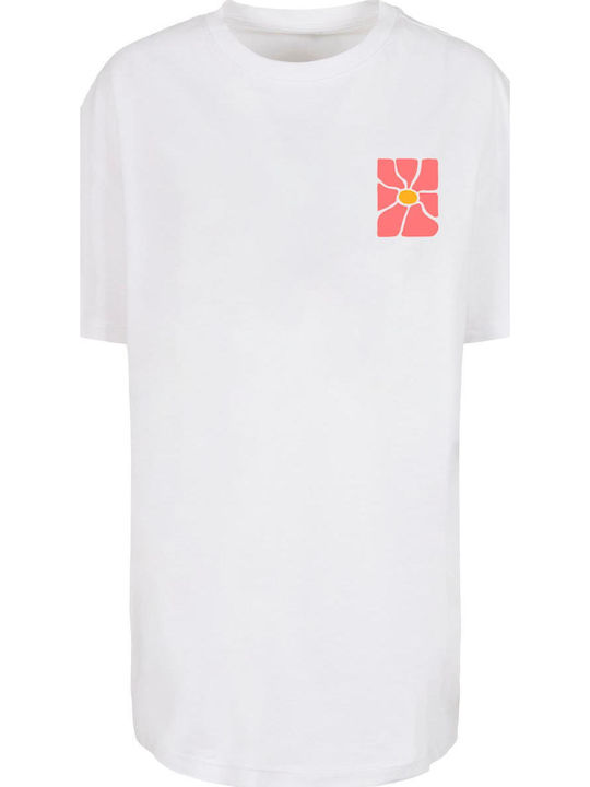 Merchcode Tricou Femei Artă Florală Alb Da Q1_2...