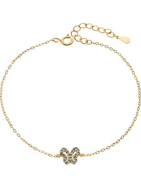 Senza Damen Armband aus Silber Vergoldet