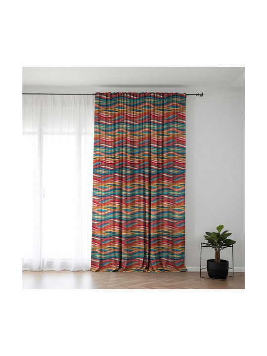 Kidizi Perdea de Întunecare cu Coafură Waves Delight Multicolor 180x240cm