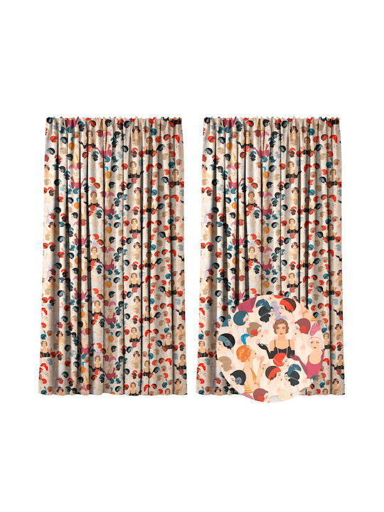Kidizi Perdea de Întunecare cu Coafură My Fair Lady Multicolor 180x240cm