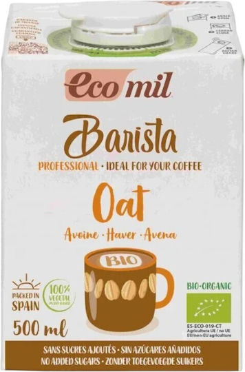 Ecomil Βιολογικό Ρόφημα Βρώμης Barista Χωρίς Προσθήκη Ζάχαρης 500ml