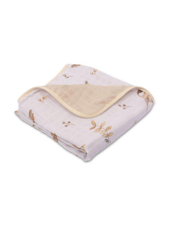 Kidizi Pătură Pepinieră Swaddling pături 100% bumbac Bej 78x78cm