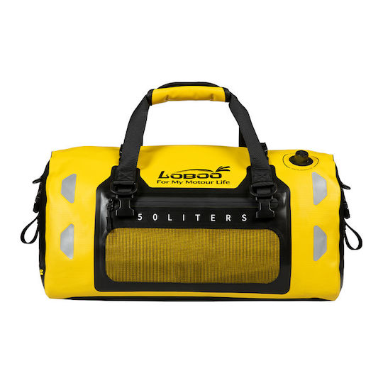 Loboo Waterproof Motorcycle Tail Bag 80lt Yellow