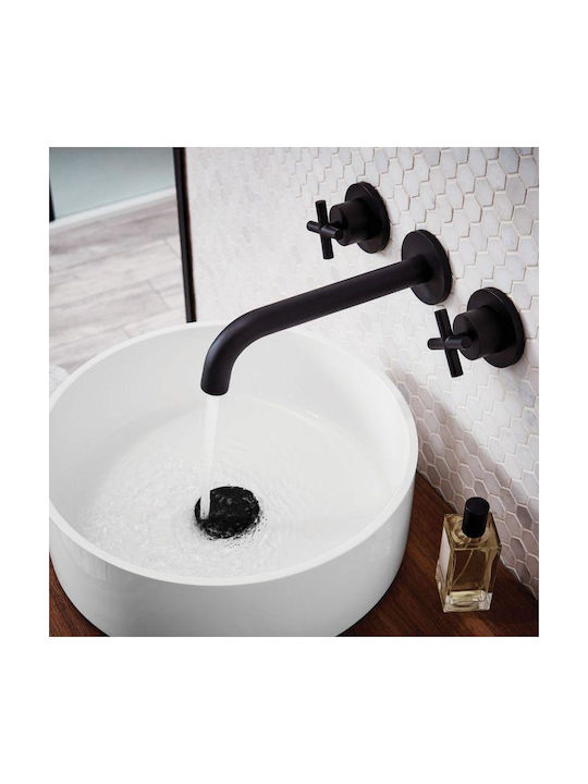 Robinetul Meu Set Mixer & Gură Îngropată pentru Lavabo Negru 6427616456115