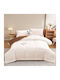 Homeone Bettdecke Großes Doppelbett 220x240cm Ivory - Brown