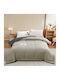 Homeone Bettdecke Großes Doppelbett 220x240cm Beige - Grey