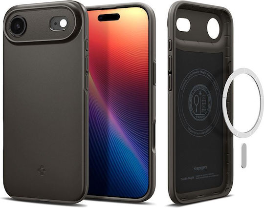 Spigen Thin Fit Mag Umschlag Rückseite Kunststoff Gunmetal (iPhone Air)