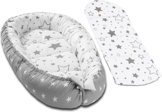 Kidizi Pernă pentru bebeluși în formă de cuib Galaxy Grey 30x70buc