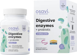 Osavi Digestive Enzymes + Probiotic 60 φυτικές κάψουλες