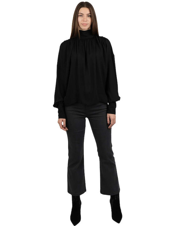 Women's Long Sleeve Shirt Black