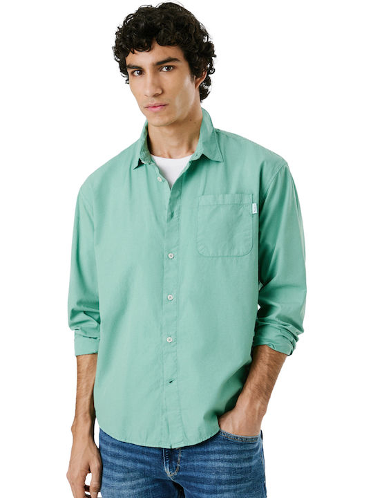 Μακρυμάνικo Πουκάμισο Sage Green