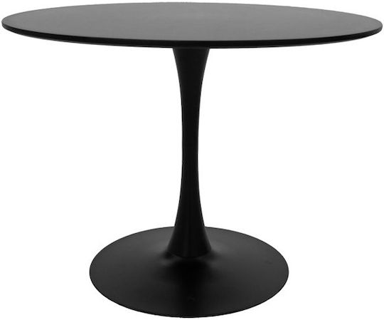 Balou Кръгла Трапезария Трапезария Дървено Black Shade 80x80x76бр