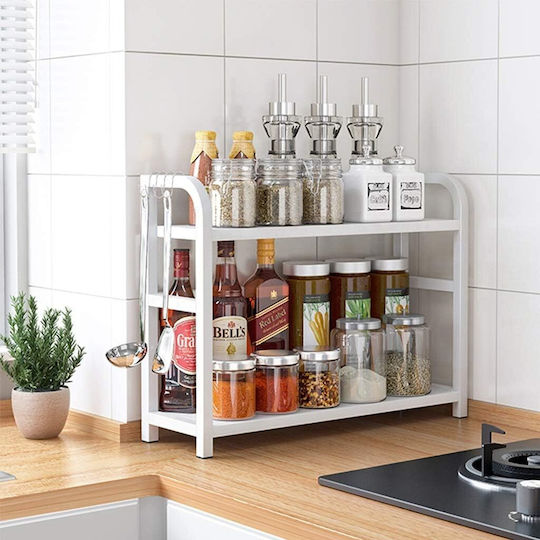 Borcan Pentru Condimente Inox Alb