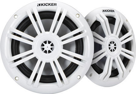 Kicker Σετ Ηχεία Σκάφους 6.5" με 50W RMS Λευκό 49KM604W