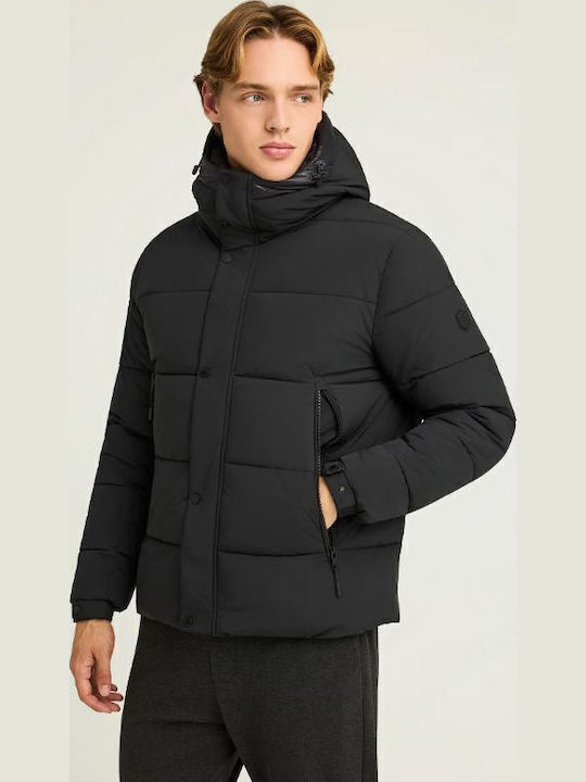 Funky Buddha Μπουφάν Puffer Μαύρο
