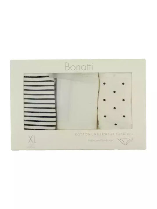 Βαμβακερά Γυναικεία Slip 3Pack χωρίς Ραφές