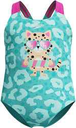 Speedo Kids Swimwear One-Piece Turquoise Speedo Kids Swimwear One-Piece Turquoise