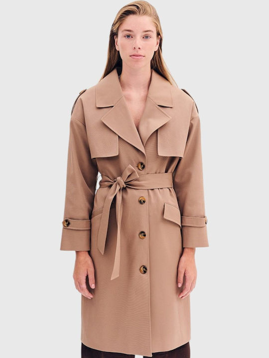 Damen Brown Trenchcoat