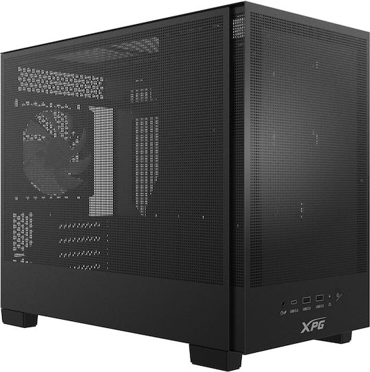Adata Valor Mesh Nano Мини Кула Компютърна Кутия Черна
