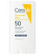 CeraVe Sunscreen Stick Mineral Αντηλιακό Stick για το Σώμα SPF50