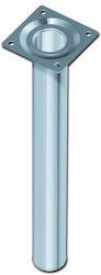 Element-System Es Round Metallic Furniture Leg with Regulator for Table / Coffee Table 3x3x30cm Aluminum